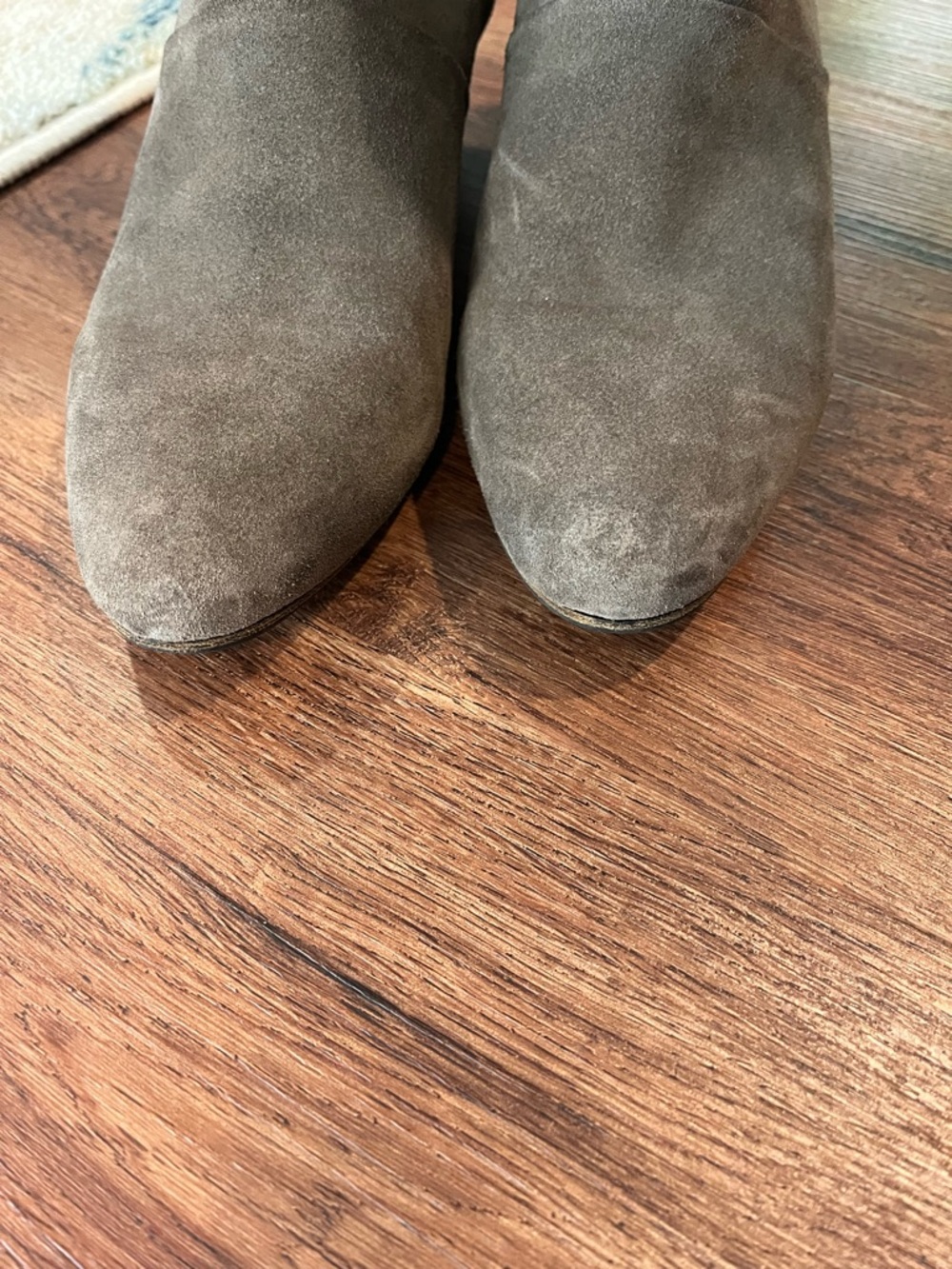 SEE BY CHLOE Gray Suede Leather Western Cowgirl Heeled Boots Women's US 9.5 - Picture 13 of 13